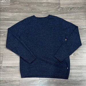 Men's Ovik Fjallraven ReWool Navy Sweater